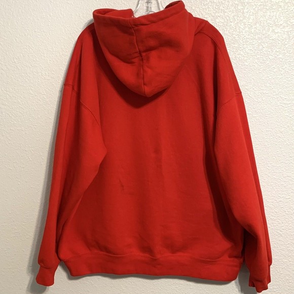 THREE LAYER  Nipsey Crenshaw Red Pullover Hoodie Men’s Size XXL - Picture 3 of 8